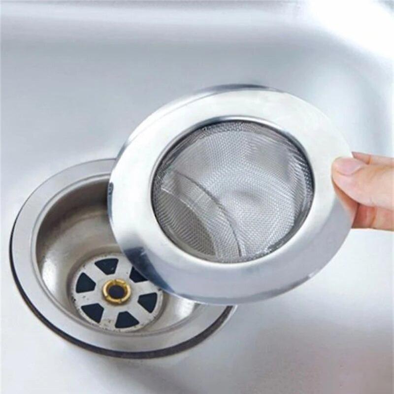 1pcs Drain Catcher Multifunctional Stainless Steel Drain Plug for Kitchen Drain Catcher Kitchen Tools Strainers~2125