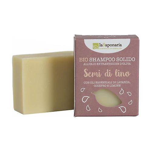 Solid shampoo with flax seeds (normal / dry hair) 1 unit of 100g