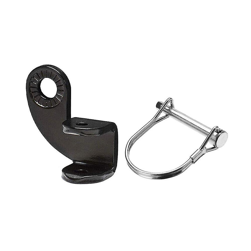 Trailer Elbow Steel Hitch Trailer Coupler Attachment.(black1pcs