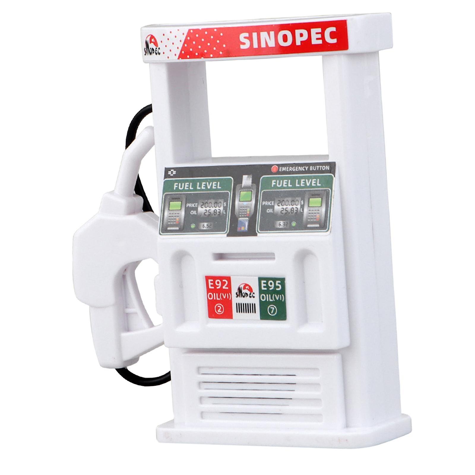 Bensinstationsleksak,Simulering bensinstationsleksak,Lekhus,Bussbensinstationsmodell,Miniatyrbensinstationsleksak för pojkar och flickor