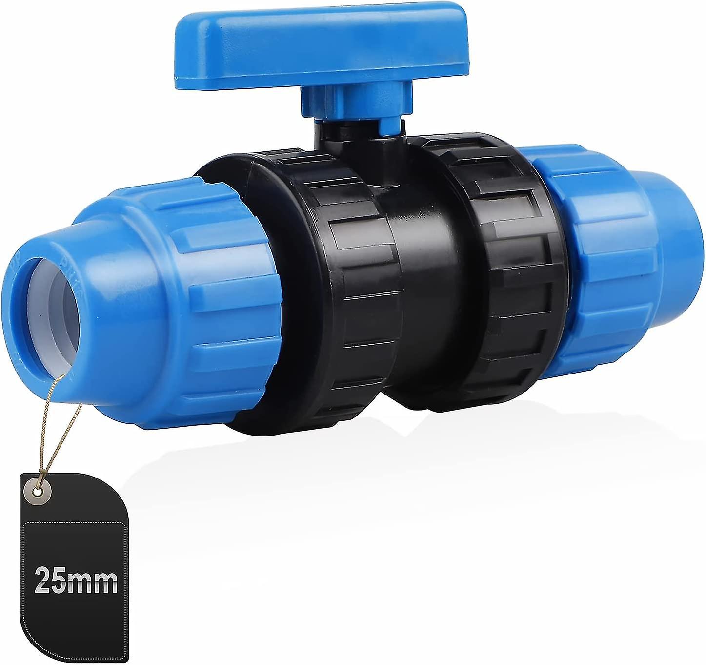 Pp Water Pipe Connector, Pe Pipe Clamp Connector, 25mm (blue