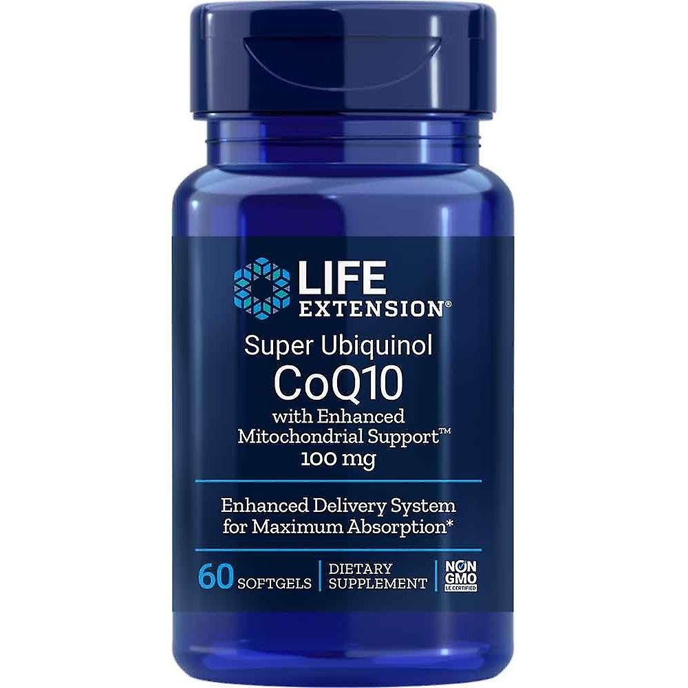 Life Extension Super Ubiquinol Coq10 100 Mg With Enhanced Mitochondrial Support 01426