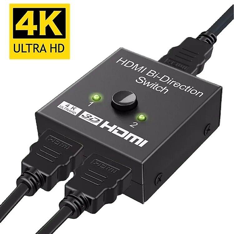 HDMI Switch Splitter Distributor 1in2 4K 3D 1080p Dolby Bi-Directional