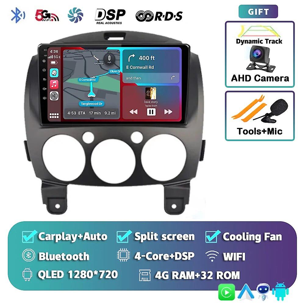 Android 13 Carplay For Mazda 2 Mazda2 2007 2008 2009 2010 2011 2012 2013 2014 Car Radio Multimedia Player Stereo 2din Head Unit