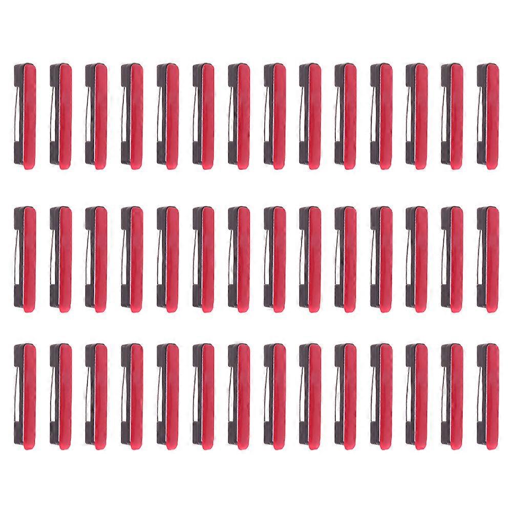 60pcs Self-adhesive Bar Safety Pin Plastic Pin for ID Badge Name Tag Crafting