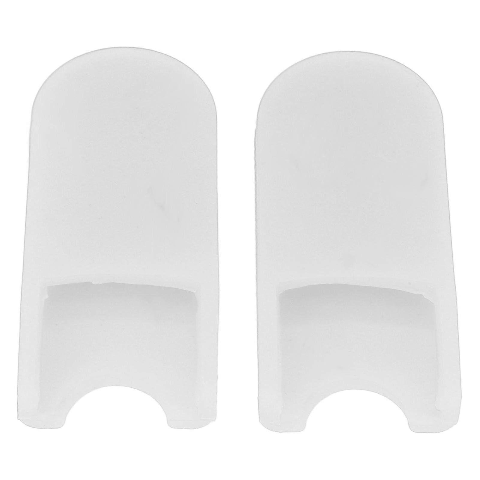 2PCS Saxophone Finger Rest Cushion Thumb Protector with Saddle Wind Instrument AccessoriesWhite