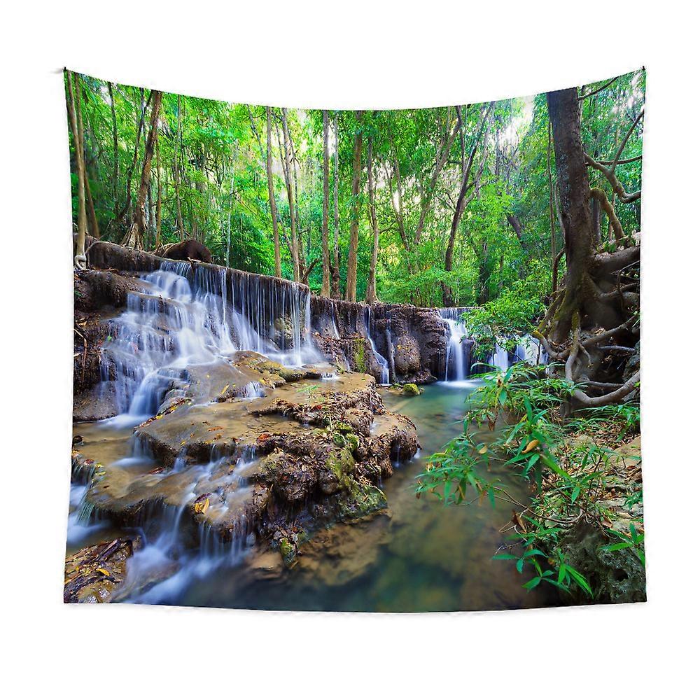 Wall Tapestry 150x200cm Green Brown Pattern