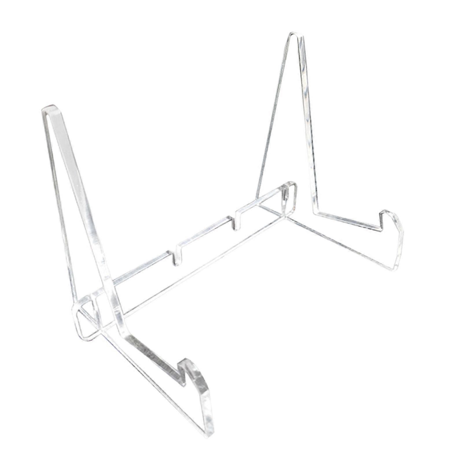 Acrylic Book Stand Clear Desktop Stable Book Rest Tablet Holder Storage Rack
