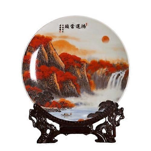 Decorative Trays-Prosperity-Good Fortune Ahead Plate