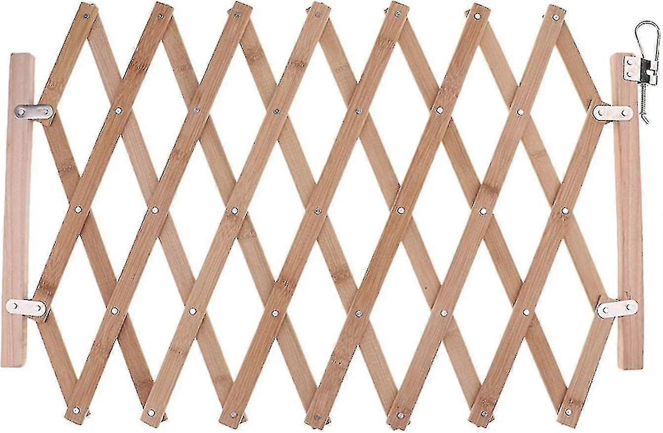 屋内用木製折りたたみ犬階段ゲート、スイングドッグゲート、小型犬猫用折りたたみ式ペット安全ゲートバリアガードドアフェンス、41x100cm