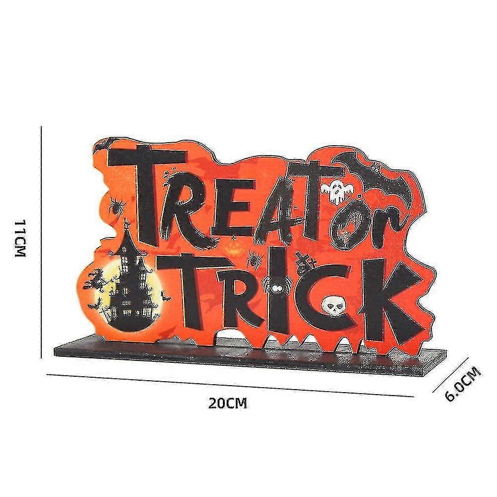 هالوين اليقطين الخشب الزينة، ديكورات عطلة المنزل، بار حزب تخطيط المشهد