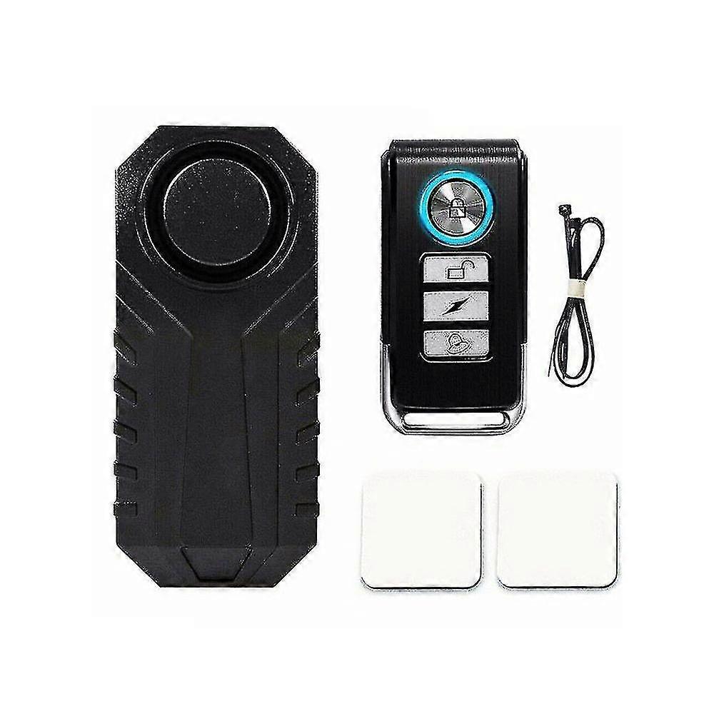 1 Set (black) Wireless Motorcycle/bike Alarm, Anti-theft Security Alarm With Remote Control, Waterproof, 113 Db Super Loud