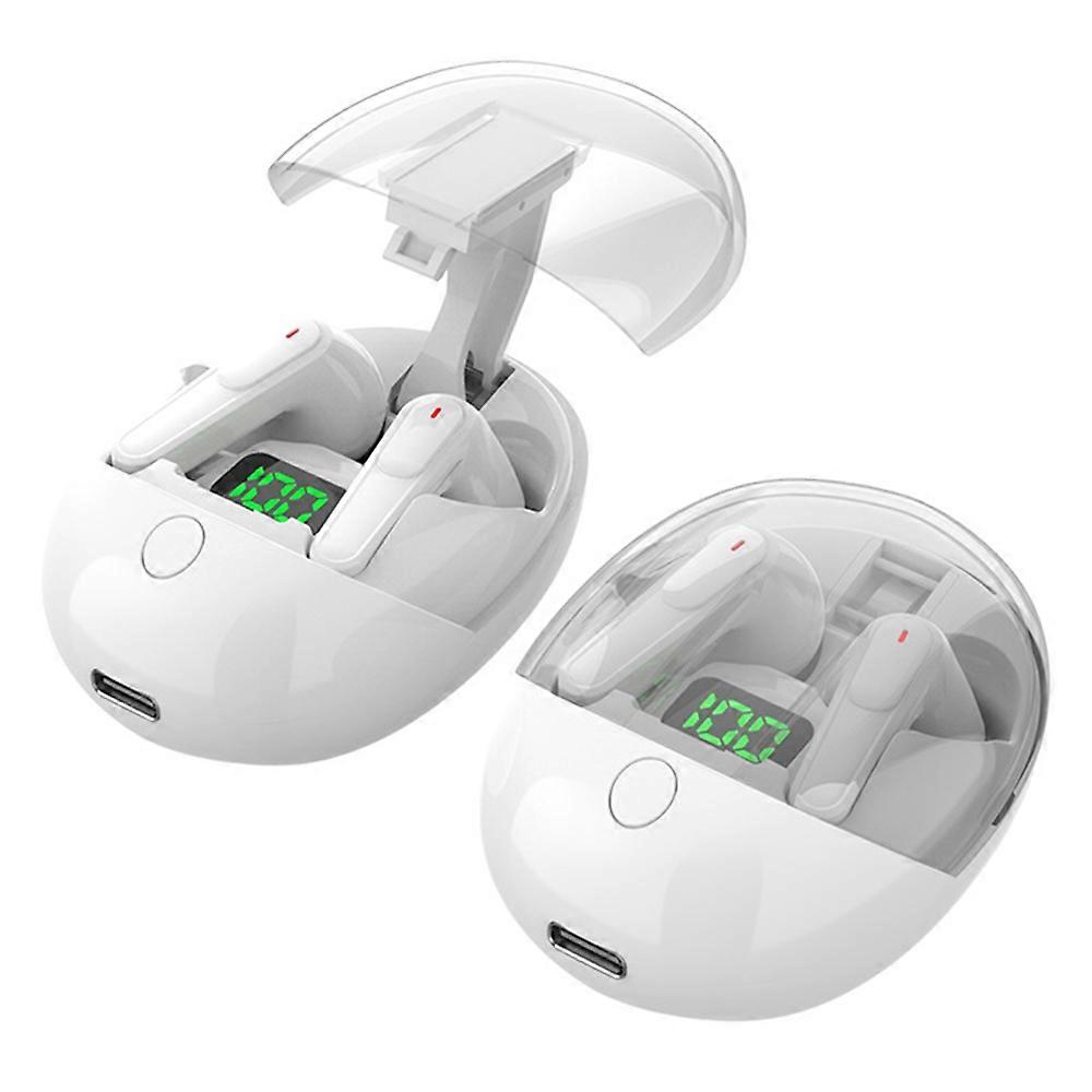 Pro One Bluetooth Headsets Wireless Headphones Touch Control Earphones - White