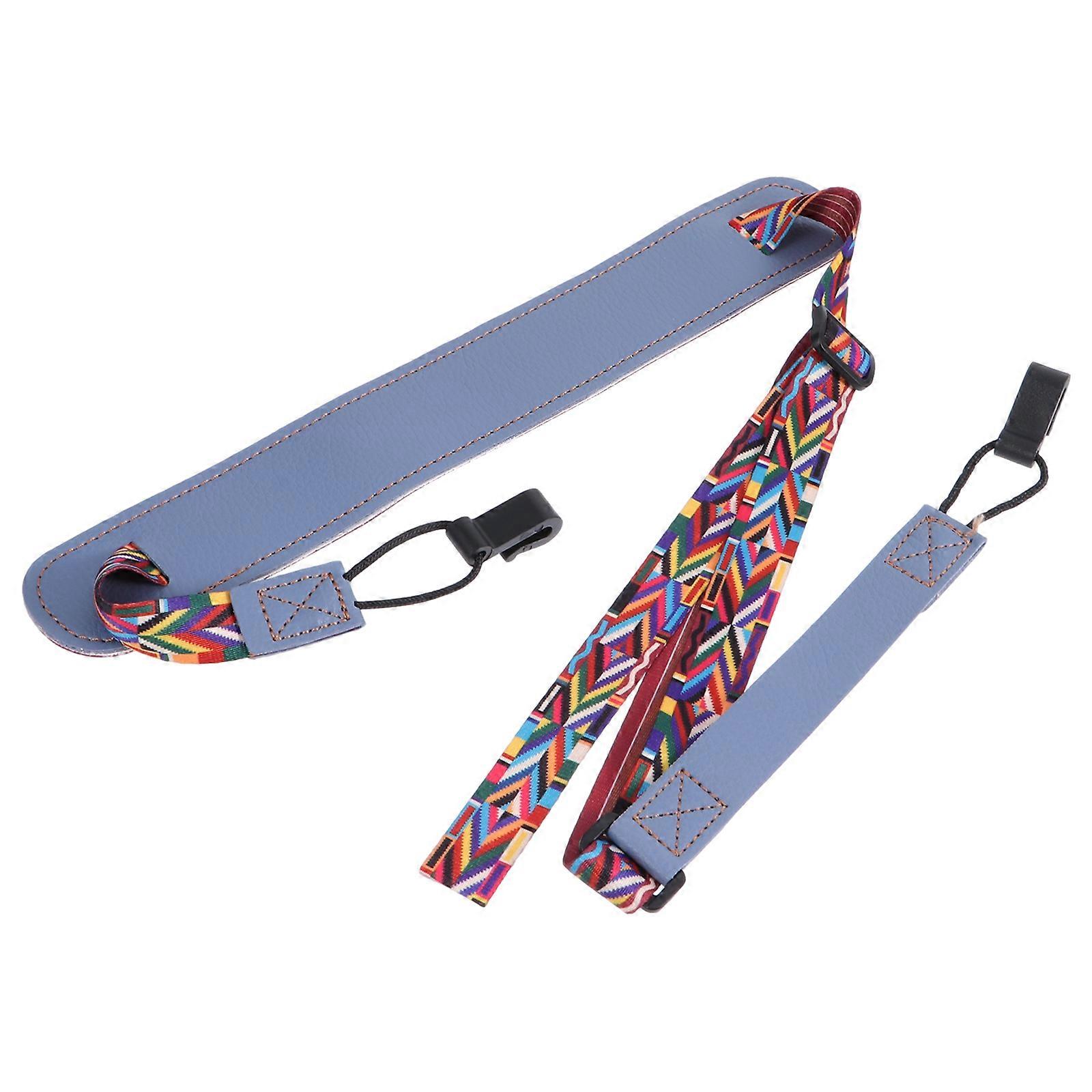 Ukulele Strap No Drill Adjustable Double J Hook Ukulele Shoulder Strap