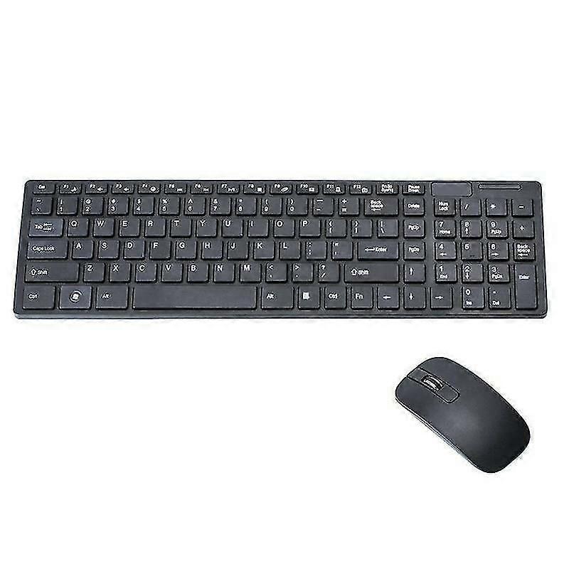 tangentbord mus combo trådlös latptop svart