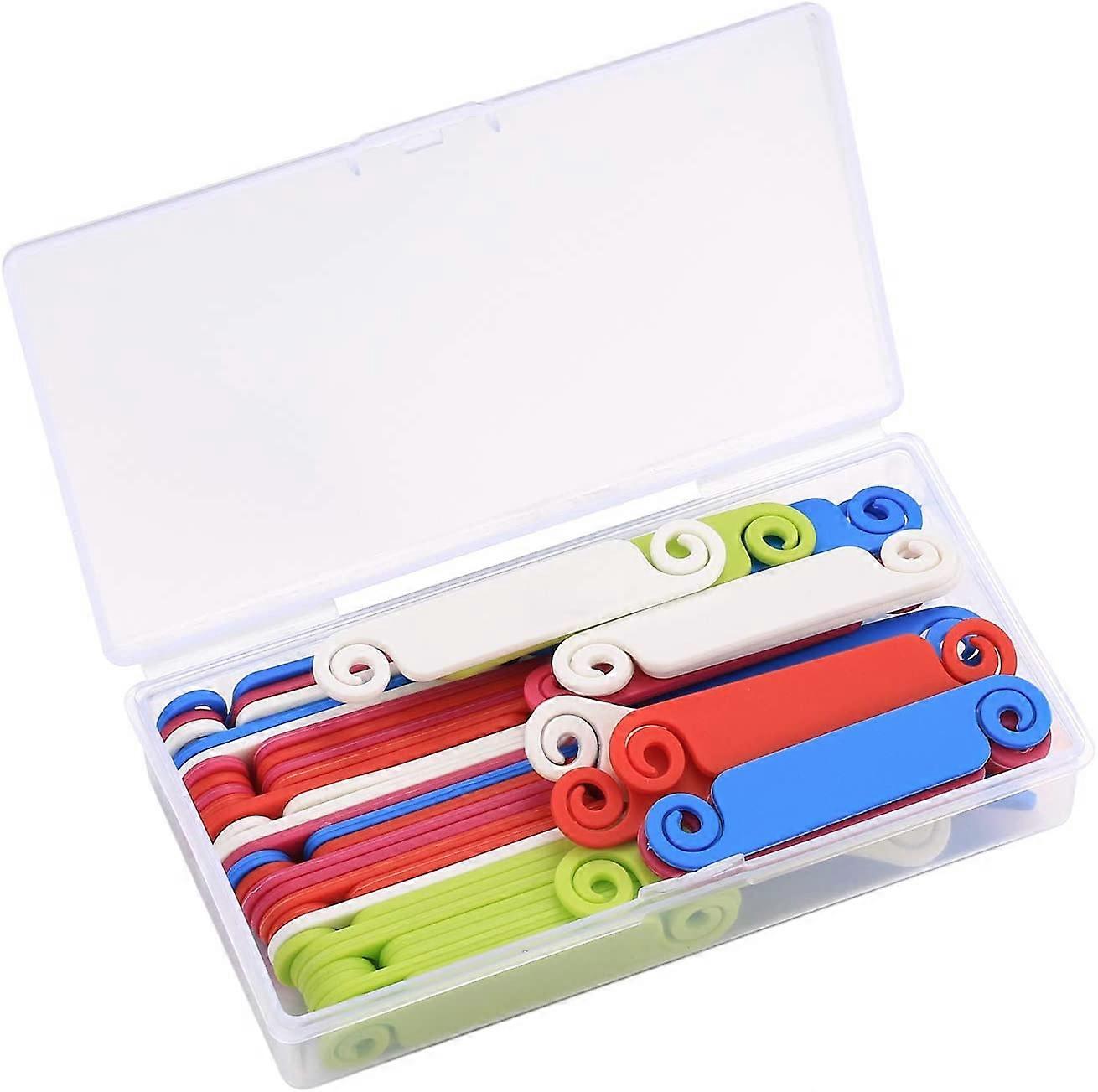 50 cable identification multicolored labels,for marking wires, cable managementColor random