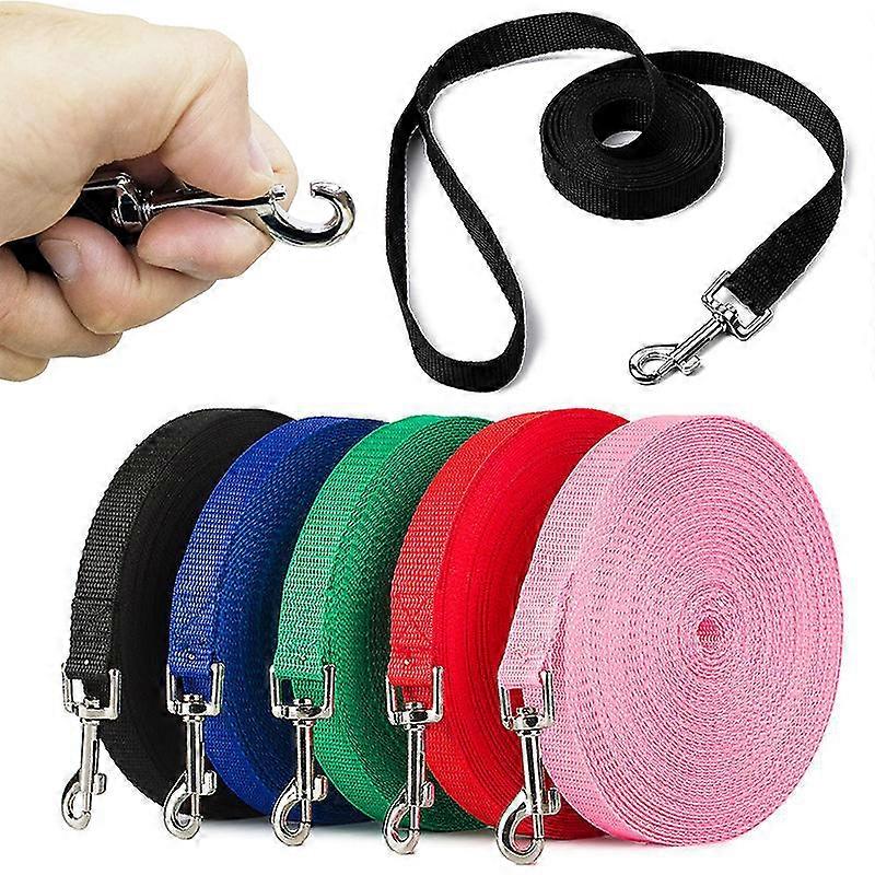 Strong Durable Nylon Pet Dog Lead Leash,Dog Training Leash,Traction Rope 5Ft /6 Foot /10 Feet Long, 2CM Wide, for Small and Medium Dogs