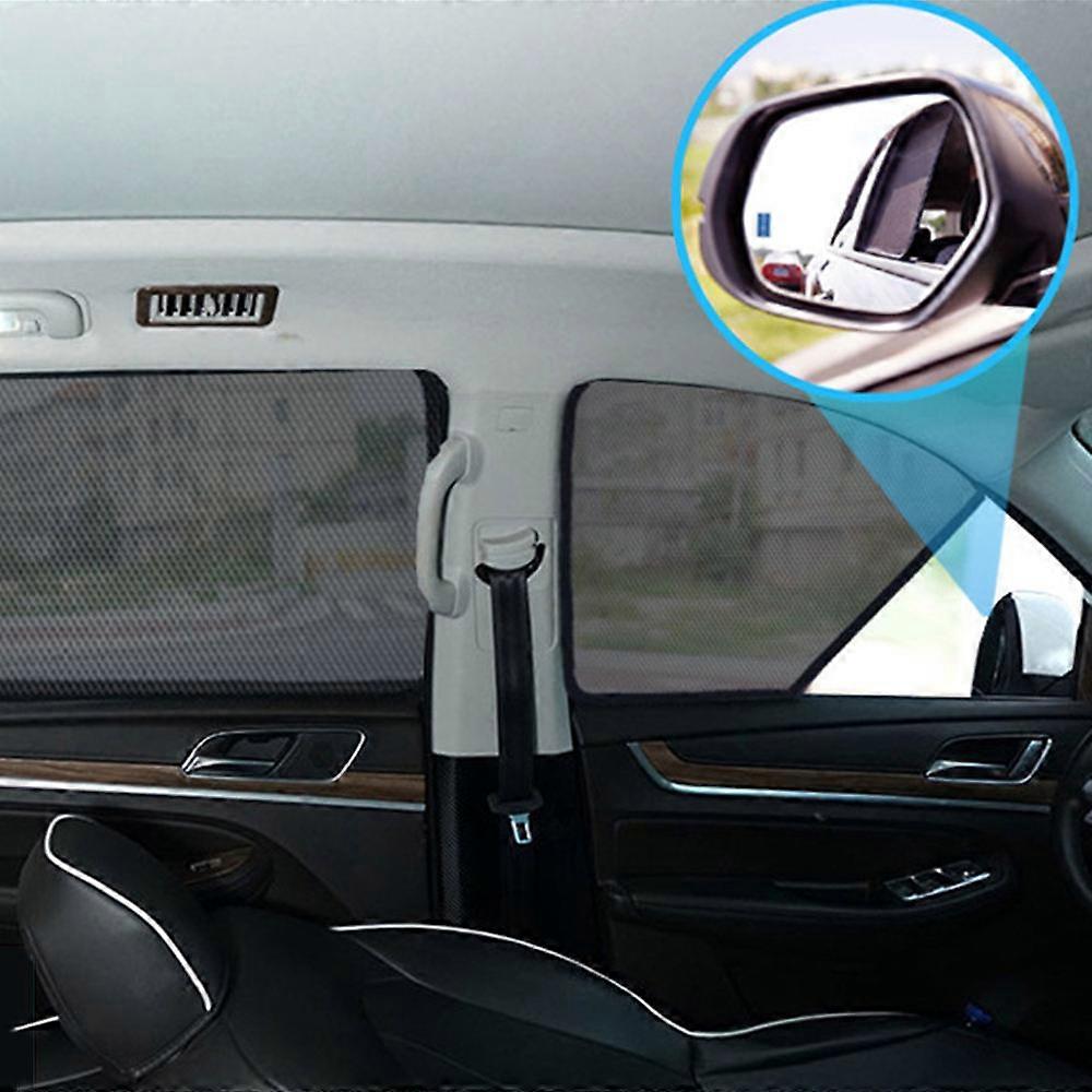 Pare-soleil Magnétique Pour Skoda Karoq NU7 2018-2023 – 2 Pièces Pour Vitres Arrière – Anti-UV, Anti-chaleur, Anti-moustiques – Installation Magnétique Facile