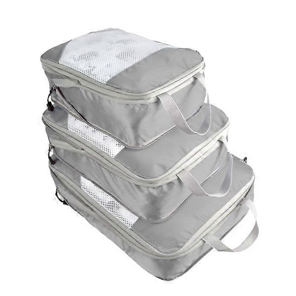 Suitcase Organization Set - Packing cubes for suitcase / Sa Grey
