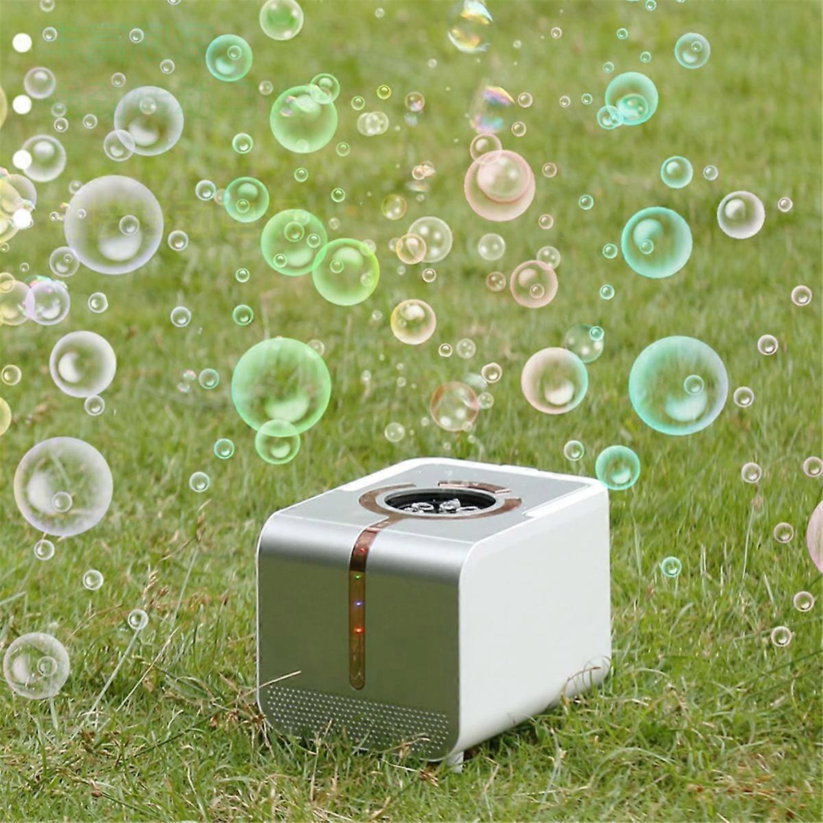 Bubble Blower, Automatic Bubble Blower with LED Lights,Bubble Maker for Indoor Outdoor Birthday