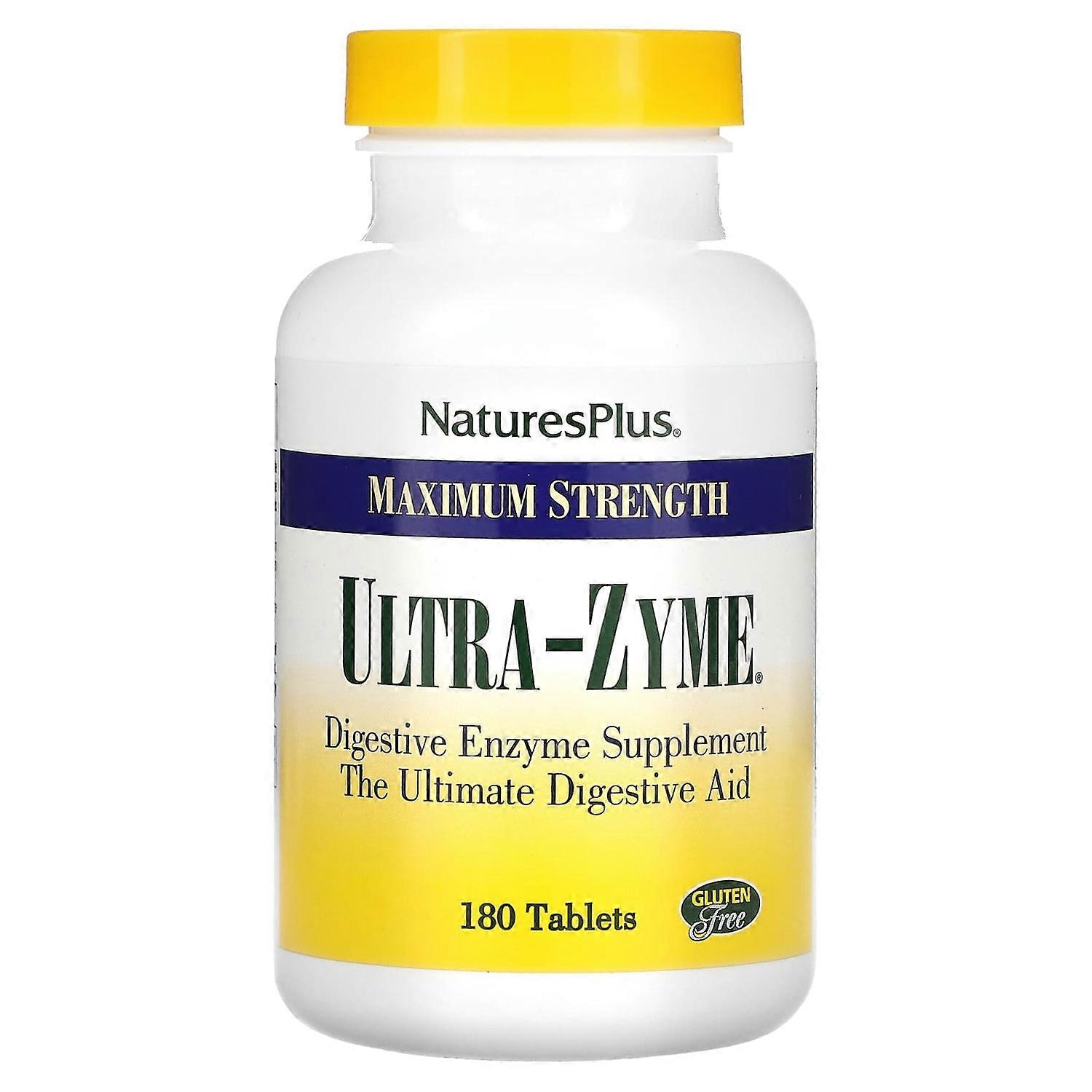 NaturesPlus, Ultra-Zyme, Maximum Strength , 180 Tablets