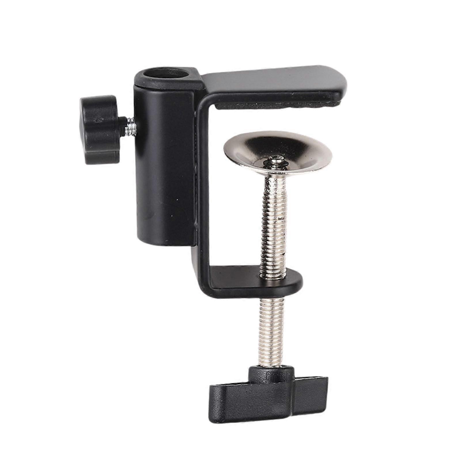 Desk Table Mount Clamp Accessories Protective Arm Stand for Microphone Black