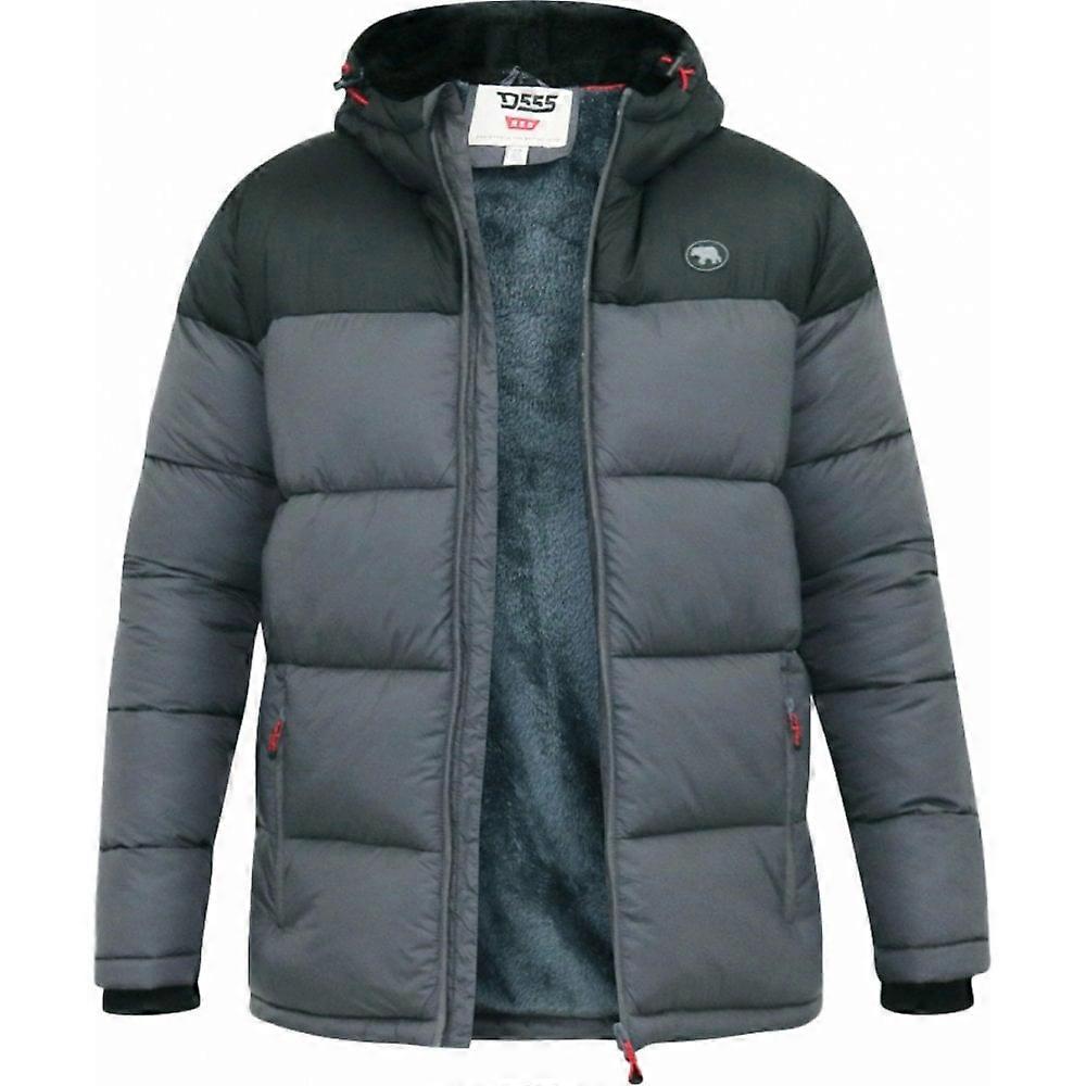 Men's D555 by Duke D555 Mens Big Size Quilted Puffer Jacket With Full Sherpa Lining