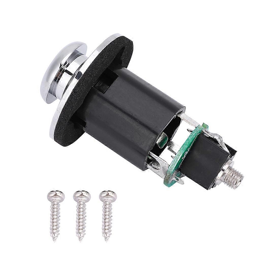 1/4" (6.35mm) Output 2.5mm Input Endpin Jack for Acoustic Guitar Built in Rod Piezo Pickup