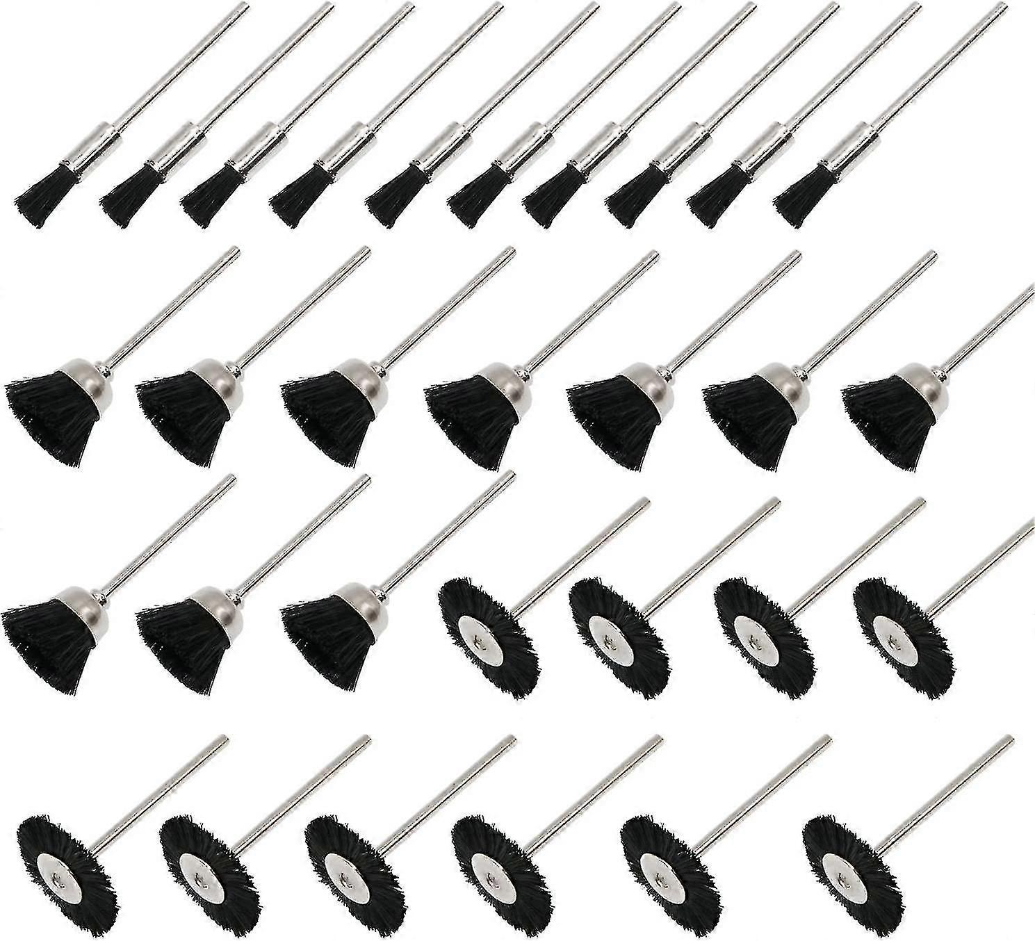 Borstels Borstels Bits Cup Set Soft Nylon Reiniging