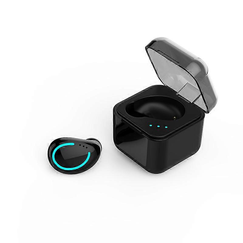 M-B8 Bluetooth Single Ear Mini Earphone With Stereo Sound Charging Black