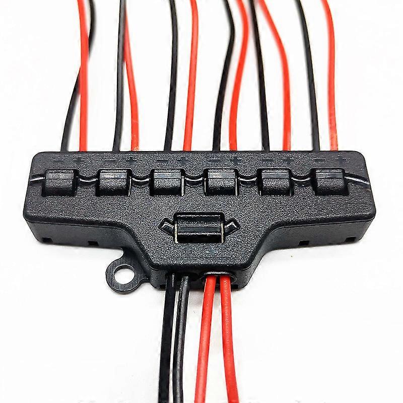 Quick-Connect Wire Splitter For LED Lights 1 In 6 Out Branch Terminal Connector
