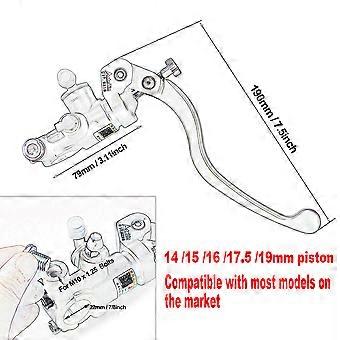 Levier d'embrayage Hydraulique pour Moto, 22 Mm, CNC, Droit, Maître-Cylindre, Pompe De Frein À Poussée Droite, Universel Levier d'embrayage Hydraulique pour Moto, 22 Mm, CNC, Droit, Maître-Cylindre, Pompe De Frein À Poussée Droite, Universel
