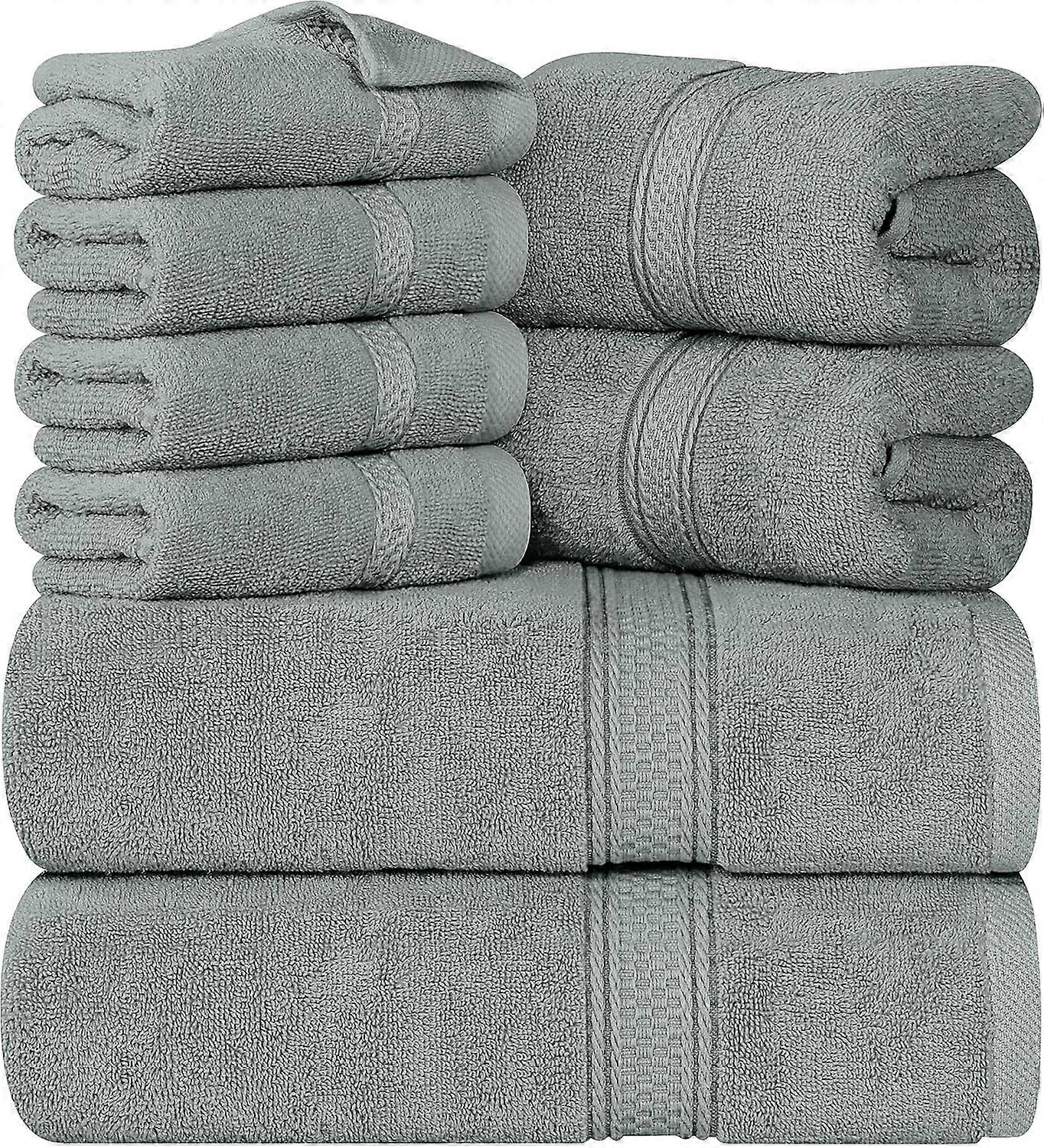 Soft Cotton Bathroom Hand Towels Set Of 4 – Highly Absorbent, Machine Washable, Lightweight