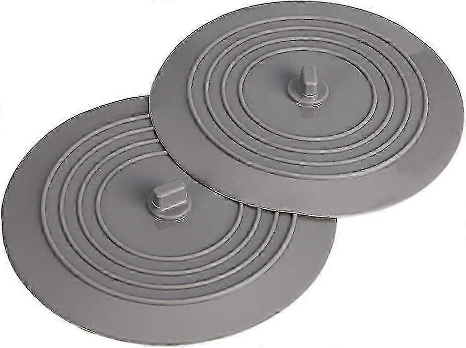 2 Pack 6" Universal Silicone Rubber Drain Plug For Kitchen Sink Bathroom Sink