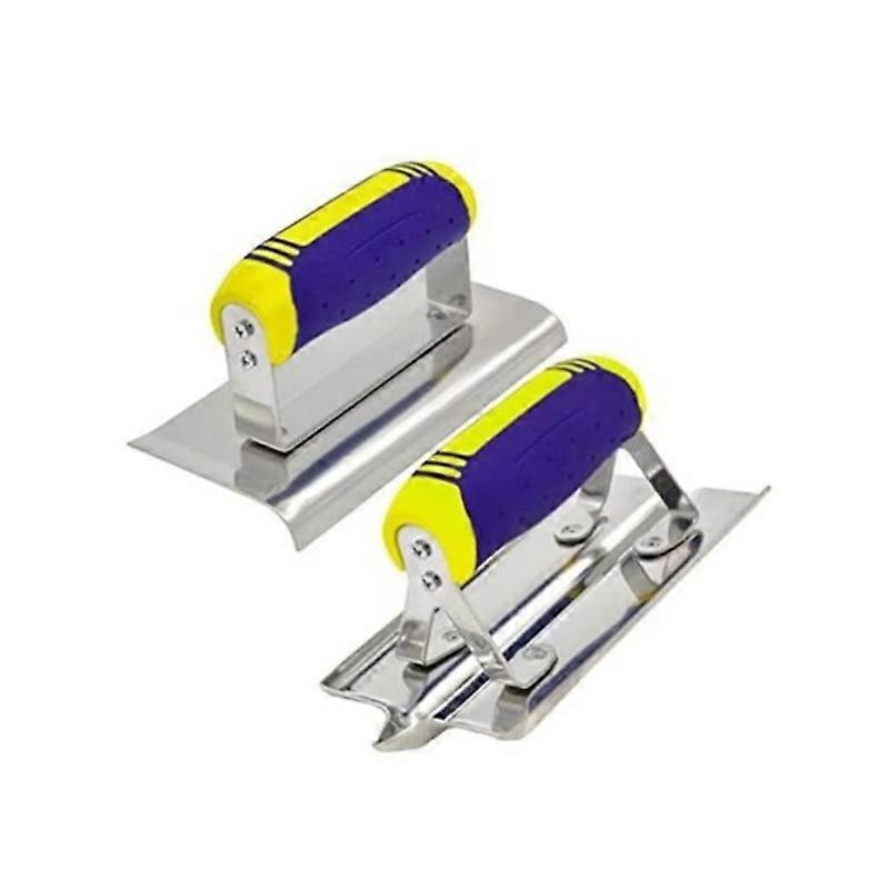 Convenient Hand Edger and Groover Kit for Concrete Finishing