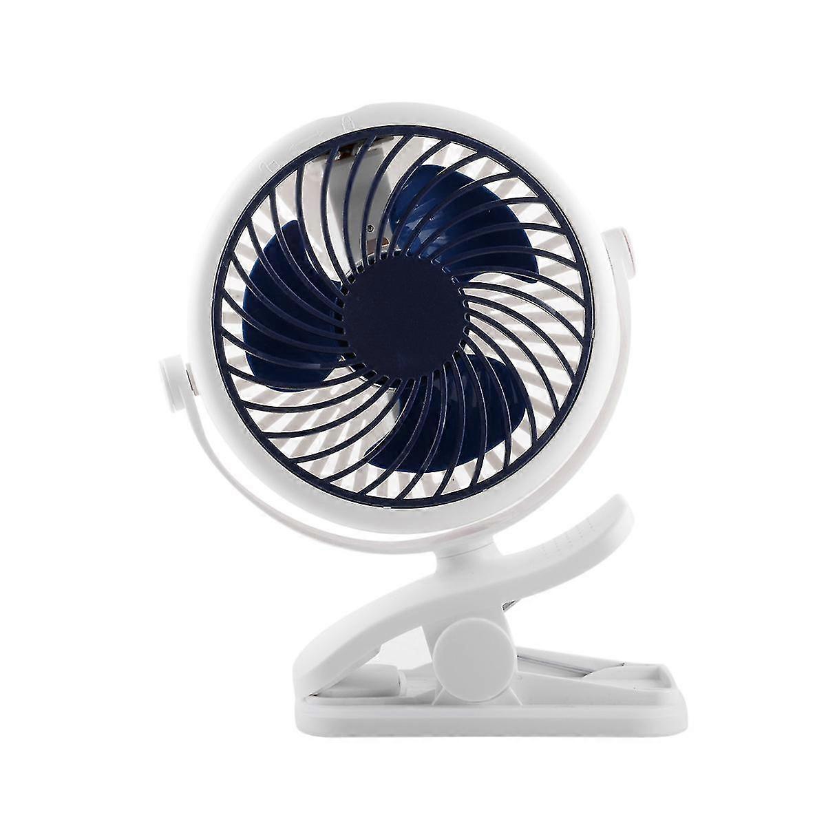 Usb Desk Fan, Table Fans, Mini Clip On Fan, Portable Cooling Fan With 3 Speed, Personal Quiet Electric Fan For Home Office