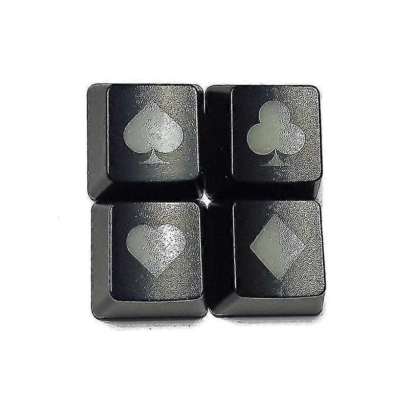 4pcs Shine Through Keycaps Abs Backlit Etched Shine-through Light Oem Keycaps