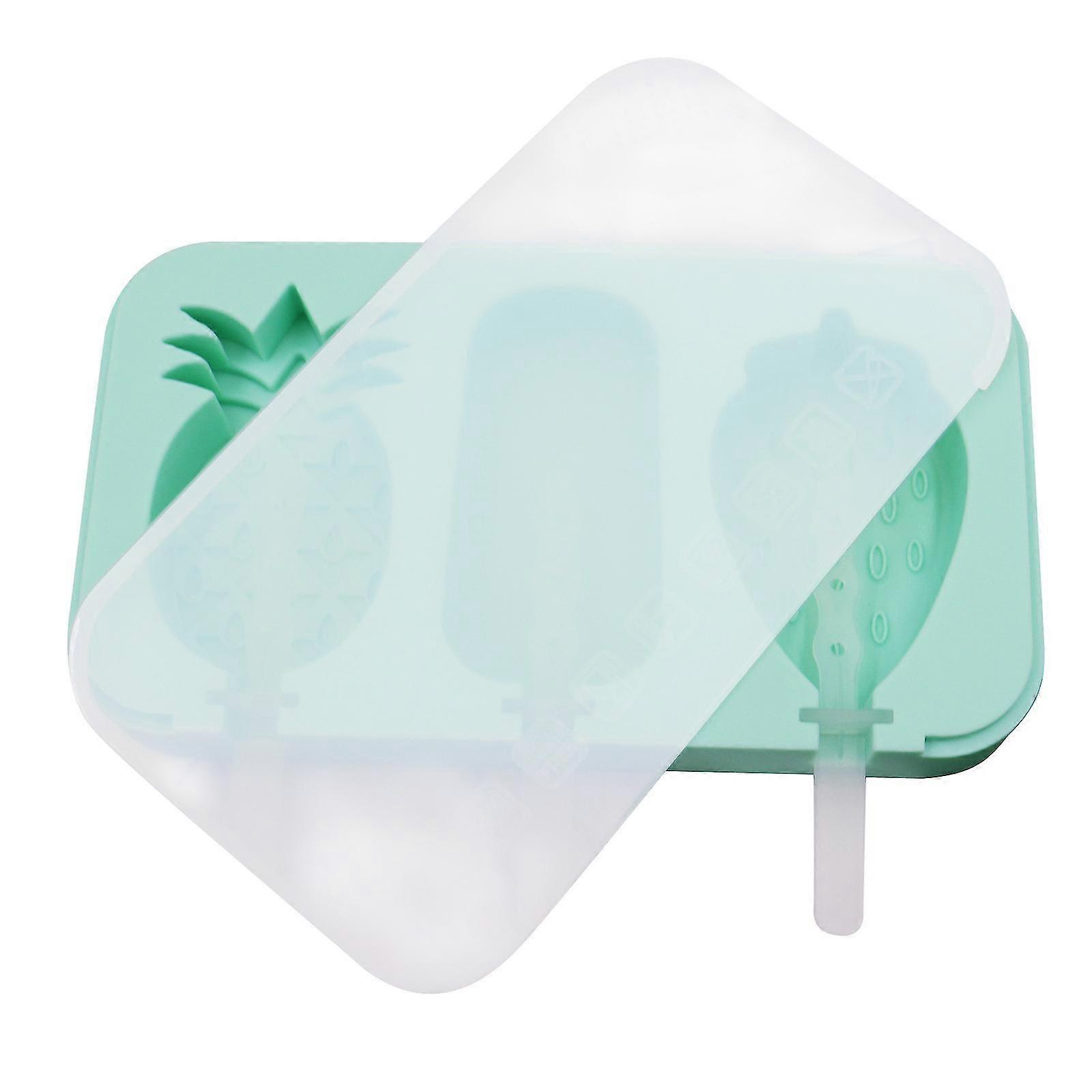 Eiscreme-Form mit Deckel Eis am Stiel Form Sommer Silikon Eiscreme Form