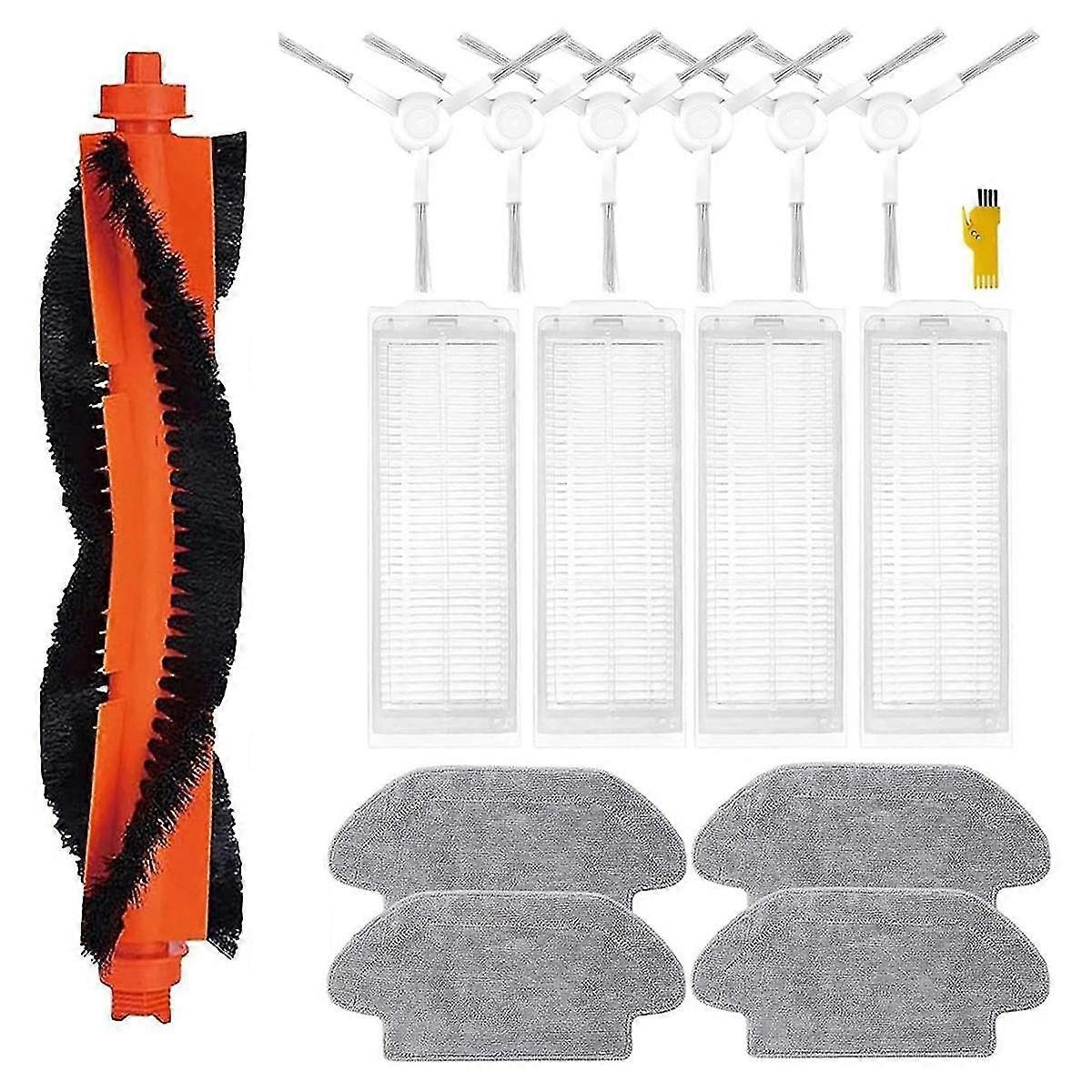 Accessories Replacement Parts for Mi Robot S12/Mop 2S/Mop Pro/Mop P Vacuum Cleaner, Main Brush Filters Mop Cloths