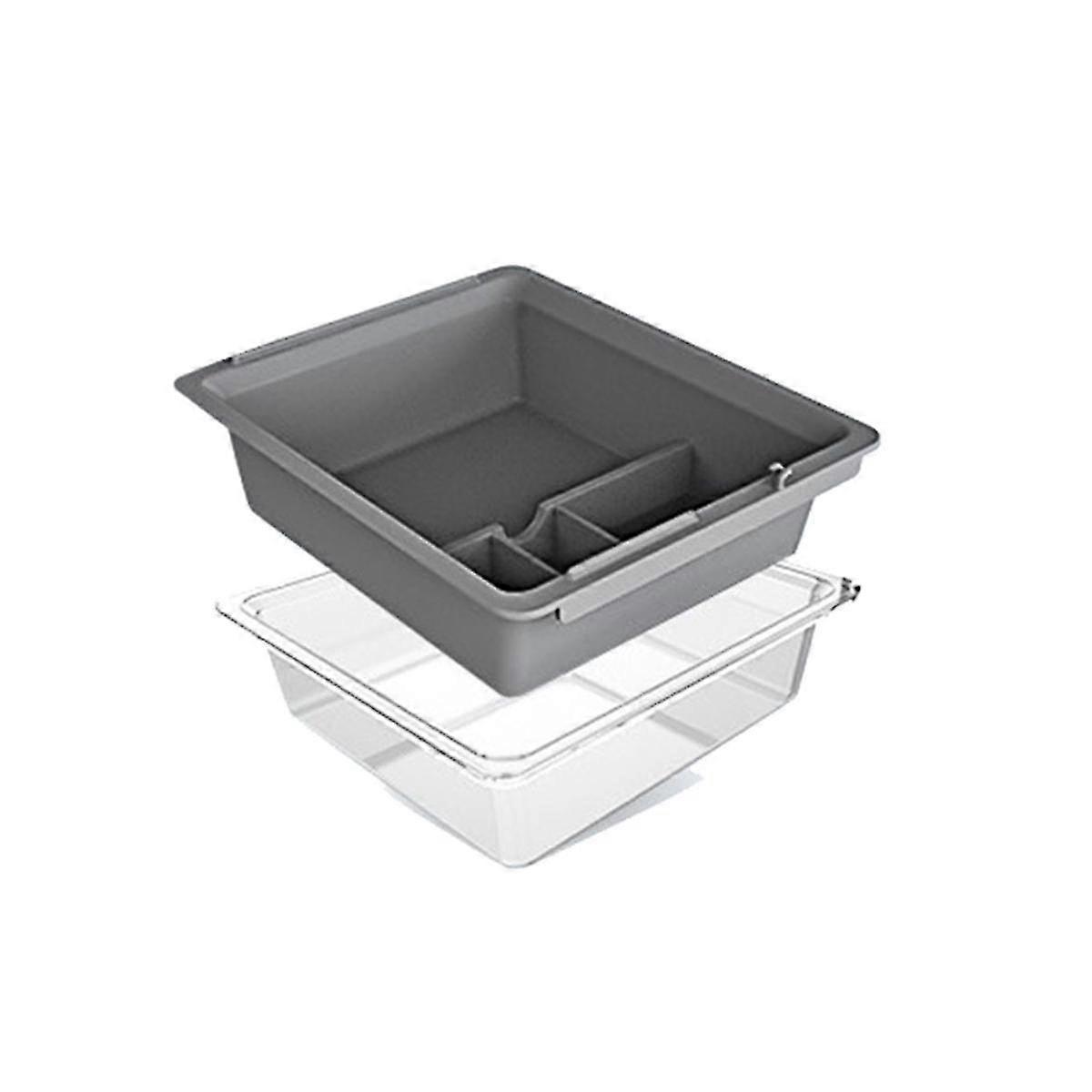 Gray Center Console Organizer Center Armrest Organizer Center Storage Box For Model 3 Model Y