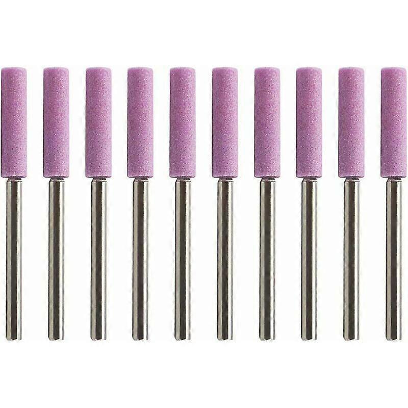 3/8 Chainsaw Sharpener Compatible for Manicure Chainsaw Chain Polishing(3mm Shaft10pcs)
