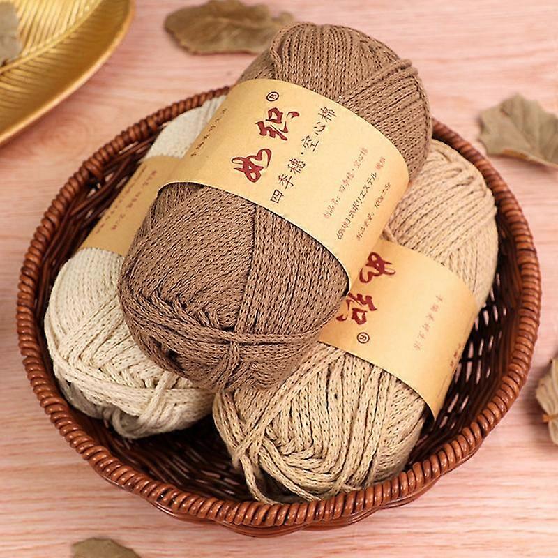 1db pamutfonal baba tejjel vonal üreges pamutszál kerek sodrott fonal gyapjú fonal