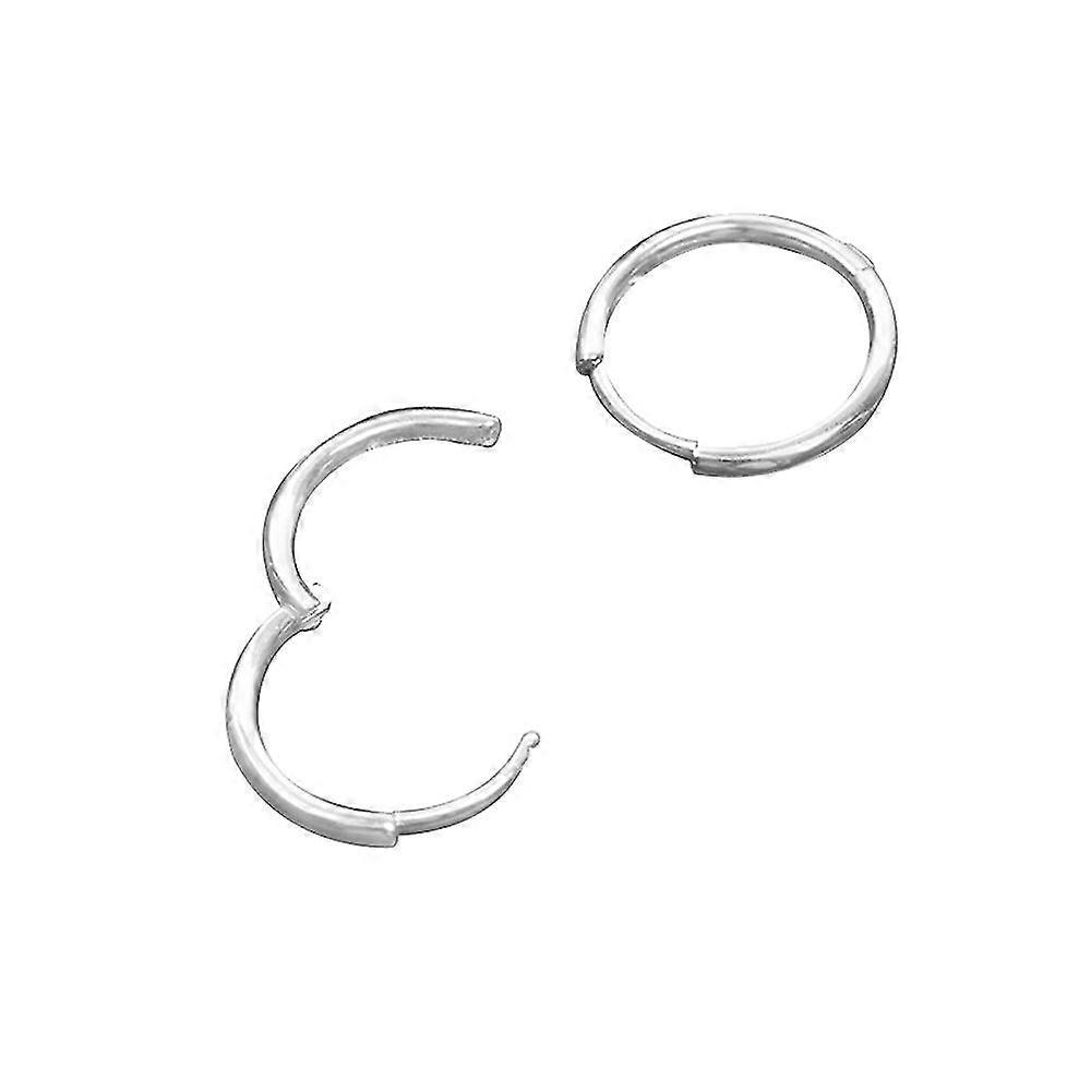 Solid circle earrings Small earrings Akriri the same black backing 18K gold stud earrings