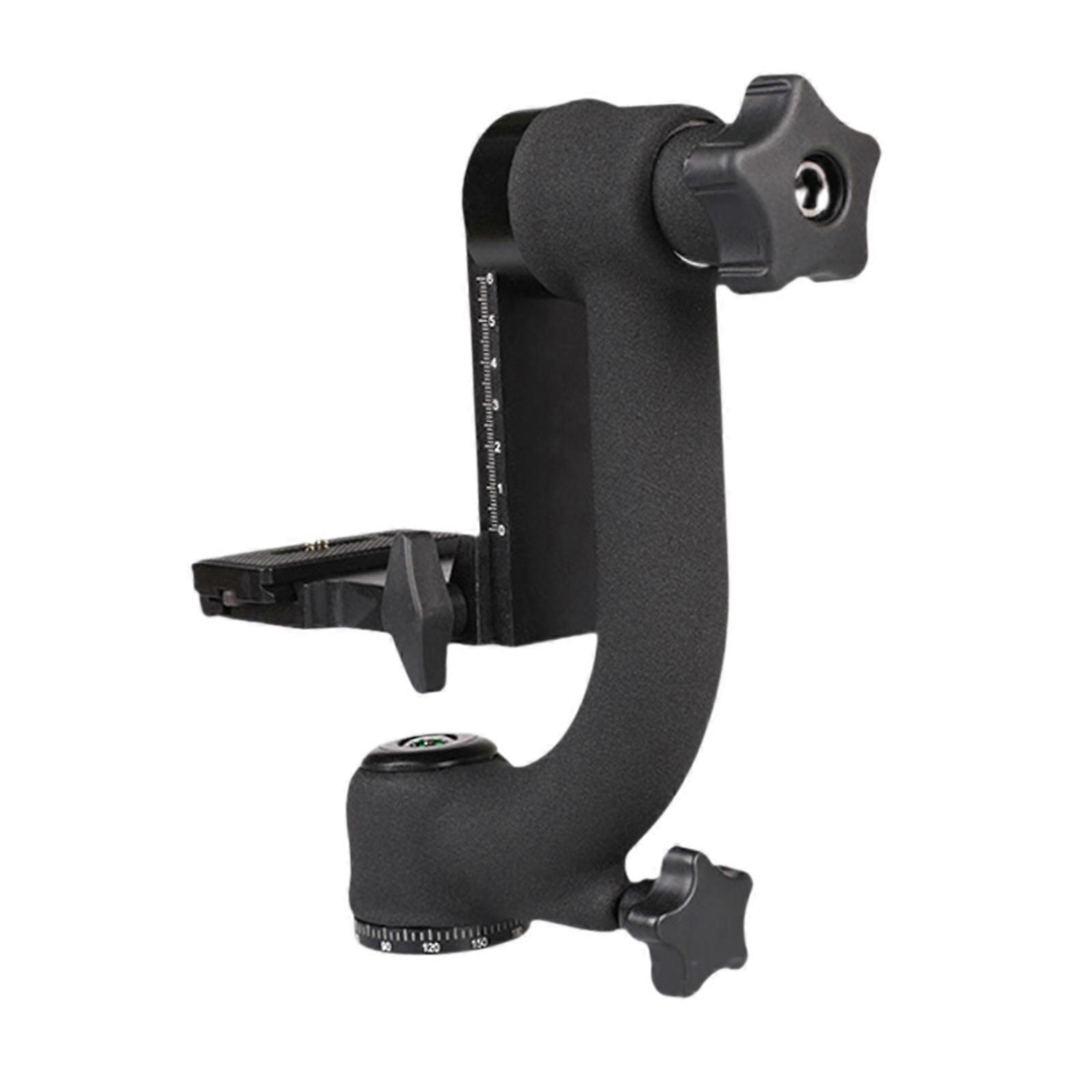 Gimbal Tripod Head for DSLR Camera Simple Installation Sturdy with Lock Knob