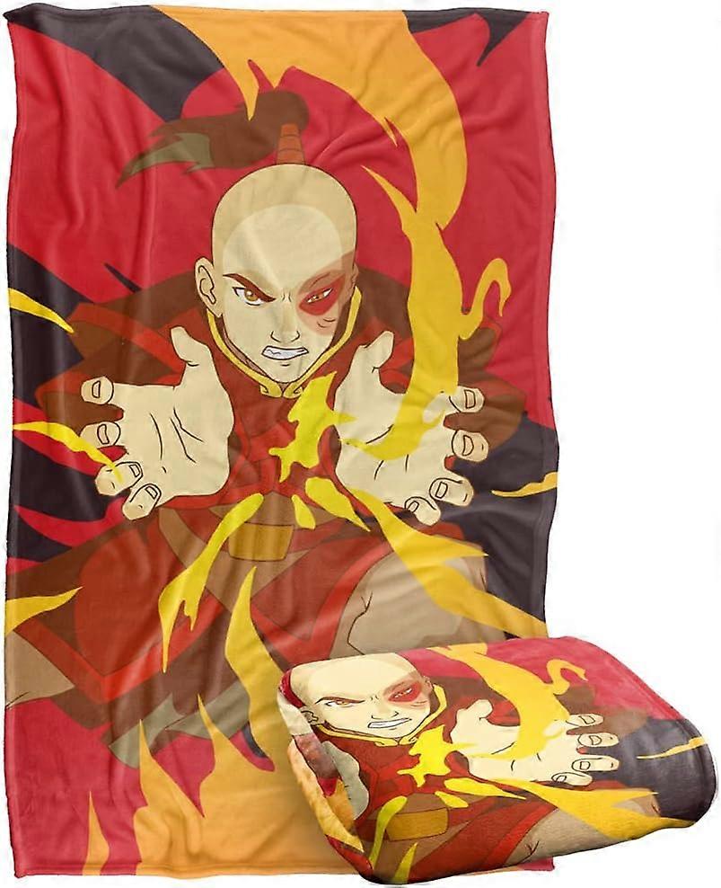 Cobertor Avatar The Last Airbender, Cobertor Super Macio Avatar Zuko Silky Touch