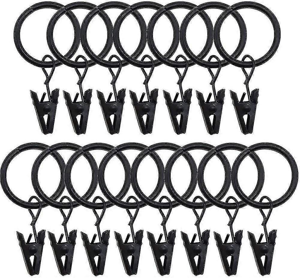 クリップ付きカーテンリング, 装飾リング, 防錆, ビンテージスタイル, 2.5 cm