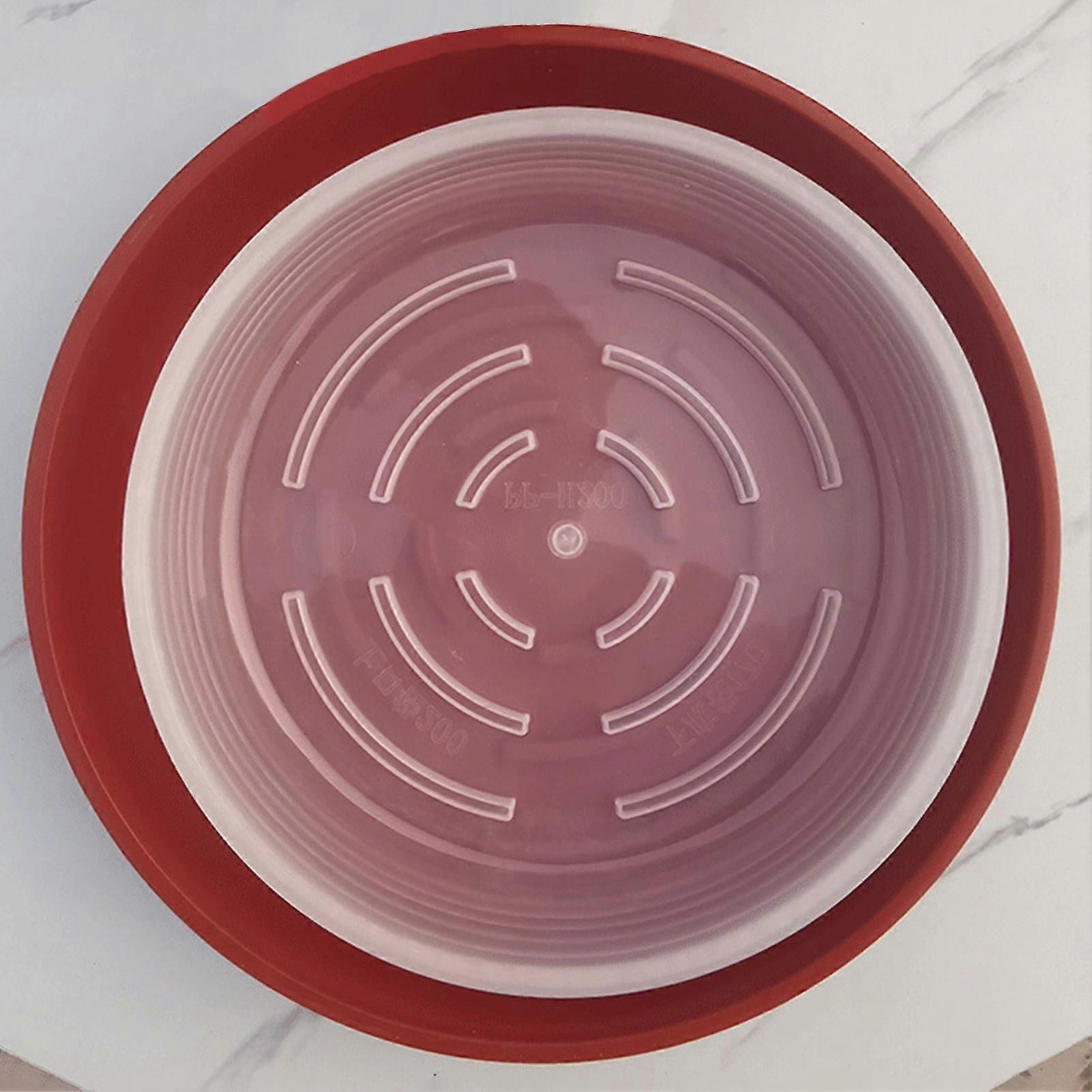 Thickened Sturdy Plastic Flower Pot Tray - Water-Saving Office Solution