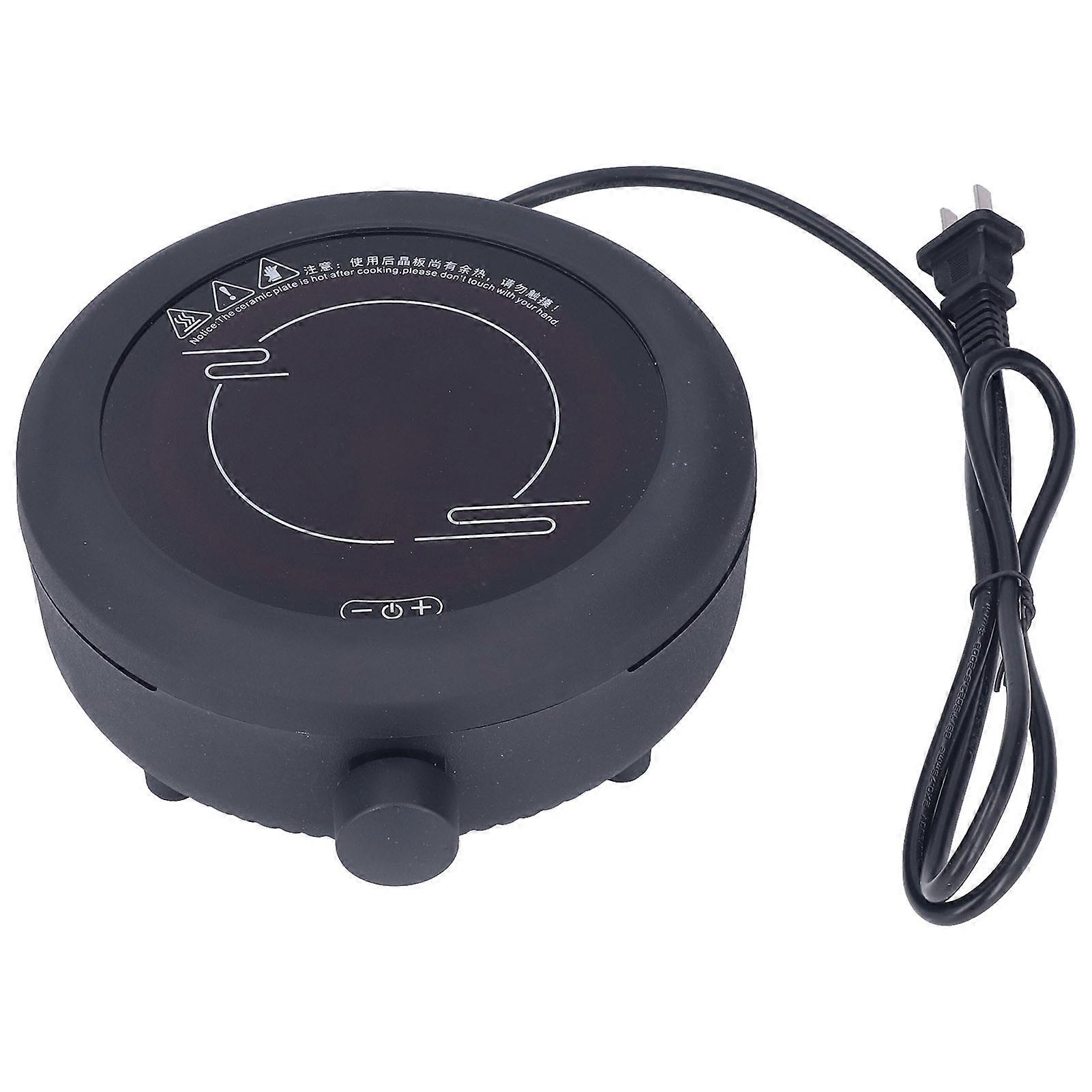 Elektrisk spishäll 800W bärbar elektrisk värmeplatta för hemmakontor (YMCAT)