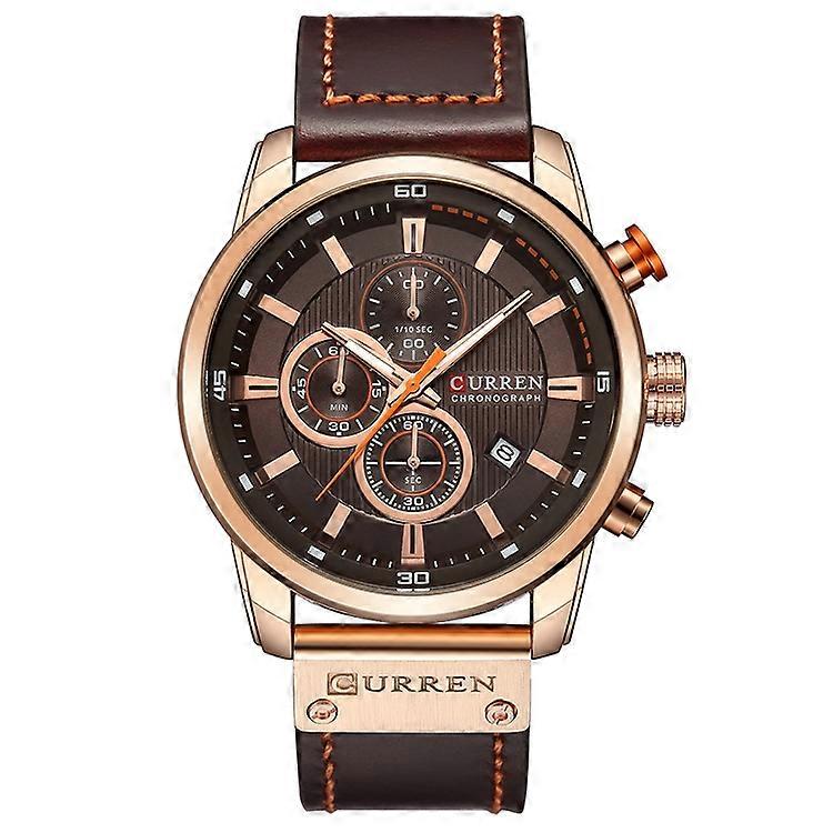 CURREN Chronograph Casual Leather Watch