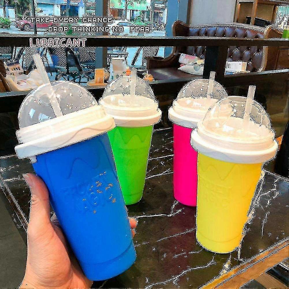 1-Pack Slush Maker Ice Glasses Magic Squeeze Cups Slush Maker